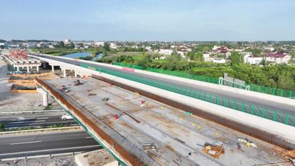 姜高路改擴建工程順利推進