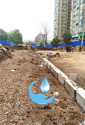 武漢漢橋路道路排水工程全線施工,治軒透水混凝土墊層鋪設工作有序推進