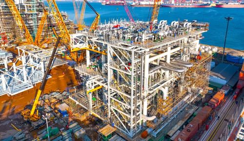 lng項目模塊全部交付成功,中國高端能源裝備的建造水平世界領先